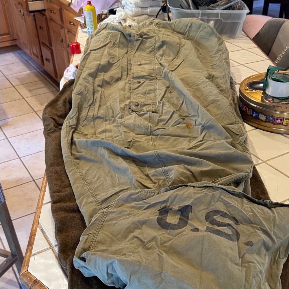 WW2 wool sleeping bag